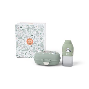 Coffret cadeau enfants boite à goûter raccoon