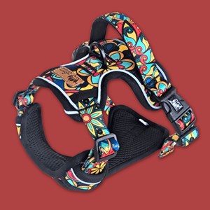 Harnais pour chien confort mandala - l