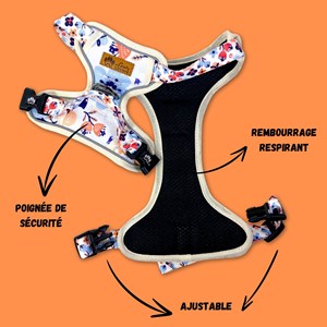 Harnais pour chien confort printemps - m