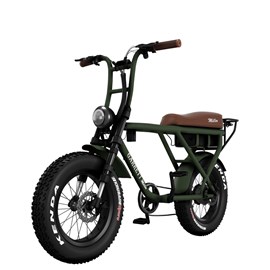 Vélo électrique biplace cargo garrett miller x vert, batt simple, tout terrain