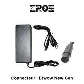 Chargeur universel trottinette électrique batterie 60v, connecteur etwow new gen