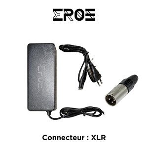 Chargeur rapide universel trottinette électrique batterie 36v, connecteur xlr