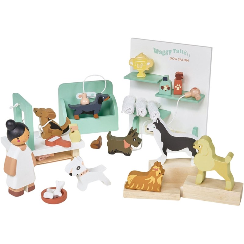 Set salon de toilettage pour chiens waggy tails