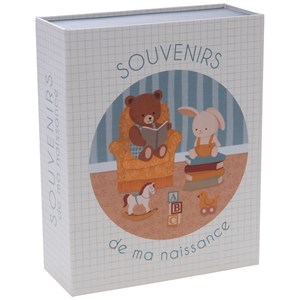 Coffret souvenirs naissance ourson gaston