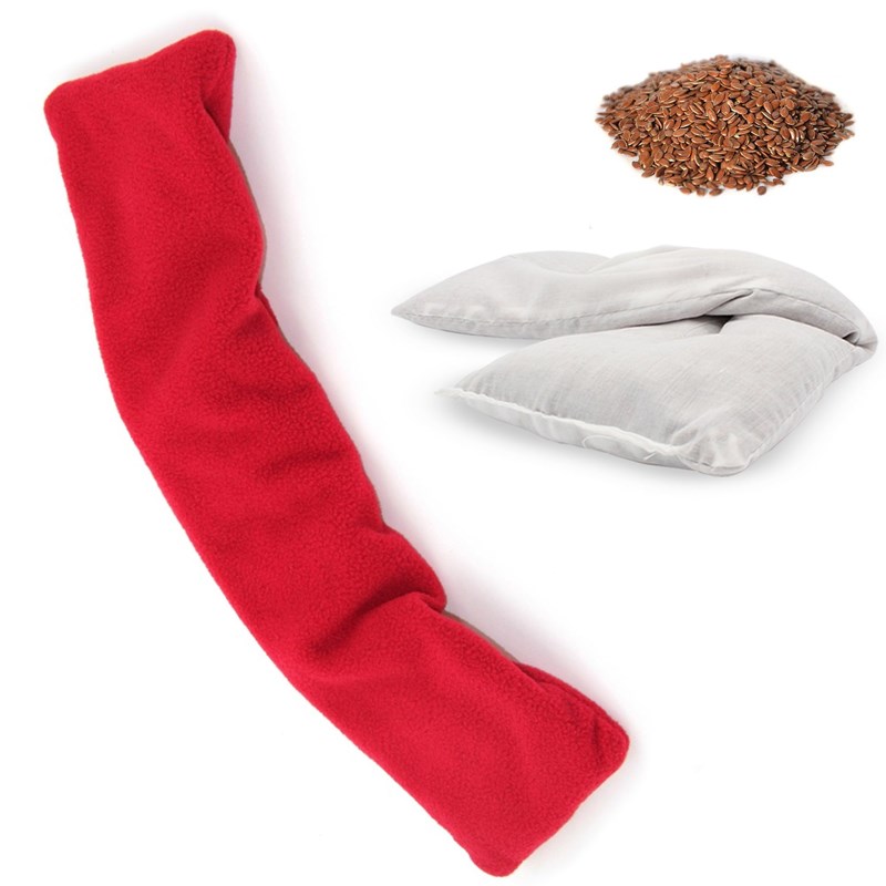 Tour de cou chauffant réfrigérant lin lavande lavable