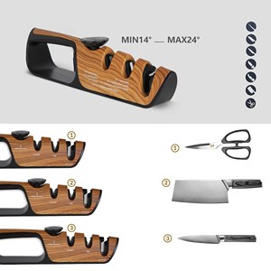 Aiguiseur fishtec wood 3 en 1