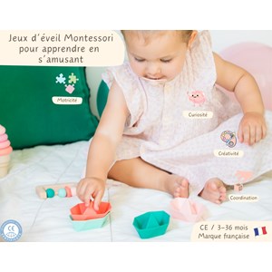 Coffret d’eveil montessori 3-36 mois