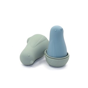 Oiseaux gigognes (x4) pastel