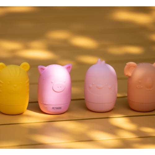 Petikids - Jouets bain - animaux rigolos, orange