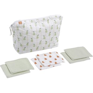 Trousse de toilette et 6 éponges botanica