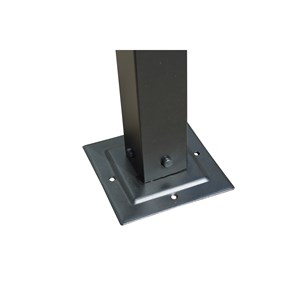 Tusa pergola autoportante 3 x 3 m en acier avec toile taupe