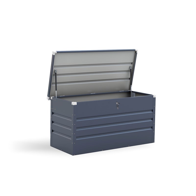 Caseo coffre de rangement gris en acier