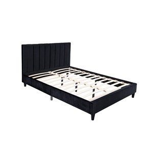 Cambridge lit 140x190 cm en velours noir