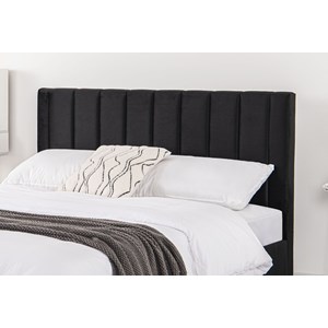 Cambridge lit 140x190 cm en velours noir