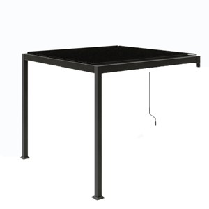 Agadir pergola bioclimatique adossée 3x3 m