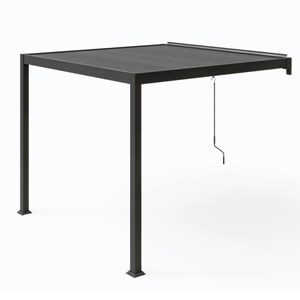 Agadir pergola bioclimatique adossée 3x3 m