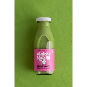 Matcha latte, pack de 6 bouteilles de 250 ml, vegan, fabriqué en france
