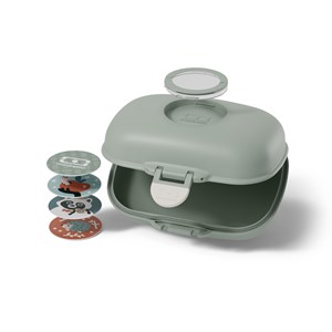 Boite à goûter enfant 600ml vert natural