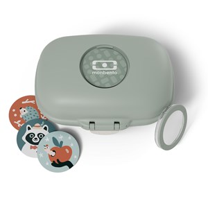Boite à goûter enfant 600ml vert natural