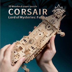 Future corsair ship - purple - maquette