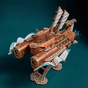 Undersea masterpiece - brown - maquette puzzle 3d