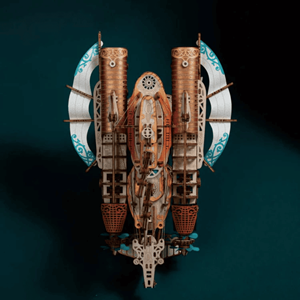 Undersea masterpiece - brown - maquette puzzle 3d