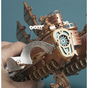 Undersea masterpiece - brown - maquette puzzle 3d