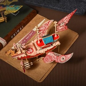 Mirror flower edge - maquette puzzle 3d