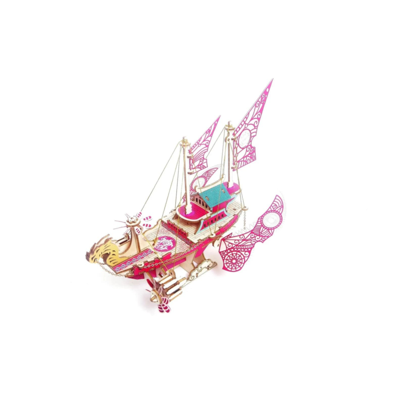 Mirror flower edge - maquette puzzle 3d