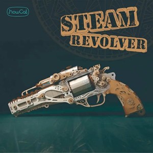 Steam revolver - white - maquette