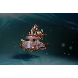 Dudu airship - purple - maquette