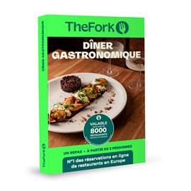Coffret cadeau thefork - dîner gastronomique