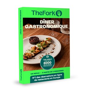 Coffret cadeau thefork - dîner gastronomique