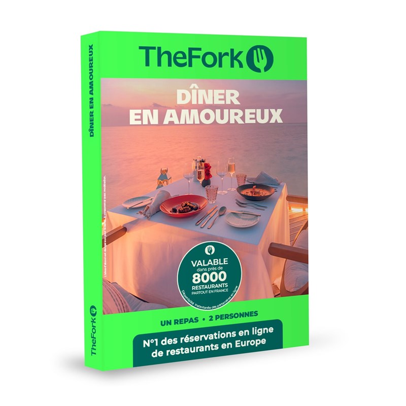 Coffret cadeau thefork - dîner en amoureux