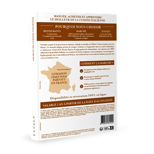 Coffret cadeau eataly - saveurs d'italie