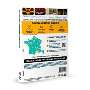 Coffret cadeau fever - 100% inoubliable