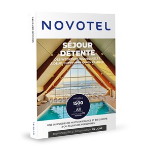 Coffret cadeau all-accor - séjour détente novotel