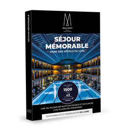 Coffret cadeau all-accor -  séjour mémorable mgallery
