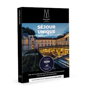 Coffret cadeau all-accor -  séjour unique mgallery