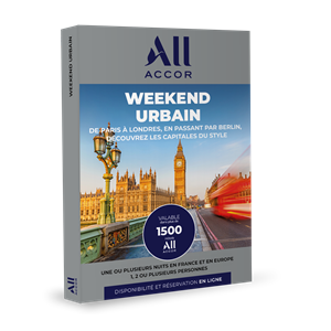 Coffret cadeau all-accor -  weekend urbain