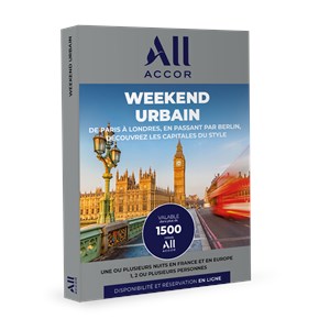 Coffret cadeau all-accor -  weekend urbain