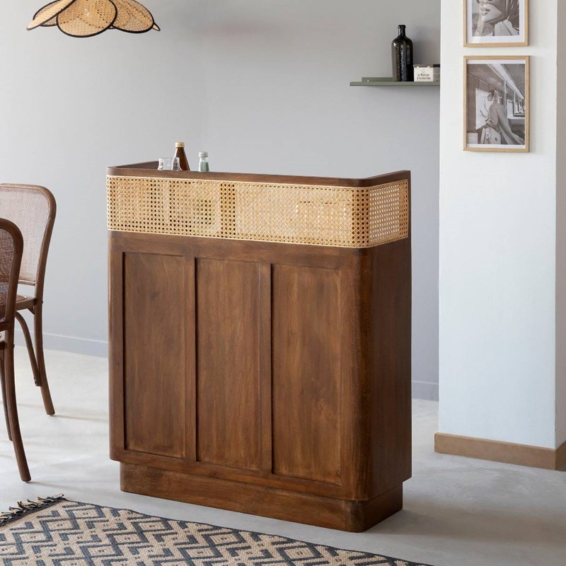 Made In Meubles - Bar en bois de manguier