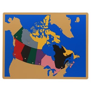 Carte puzzle du canada