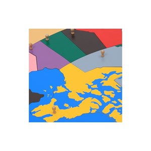 Carte puzzle du canada