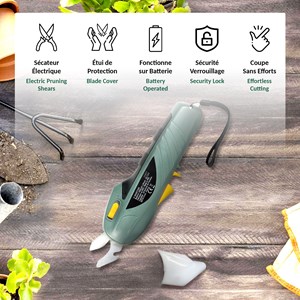 Secateur electrique fishtec sans fil -