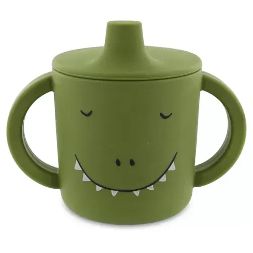Trixie - Tasse d'apprentissage en silicone mr din