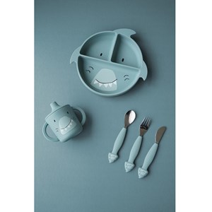 Tasse d'apprentissage en silicone mr sha