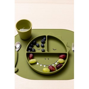 Assiette à compartiments en silicone mr