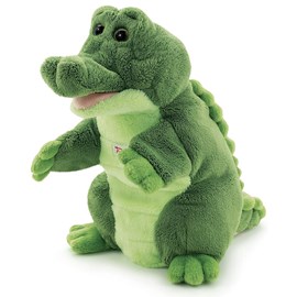 Marionnette crocodile vert