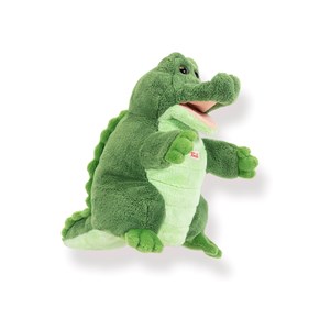 Marionnette crocodile vert